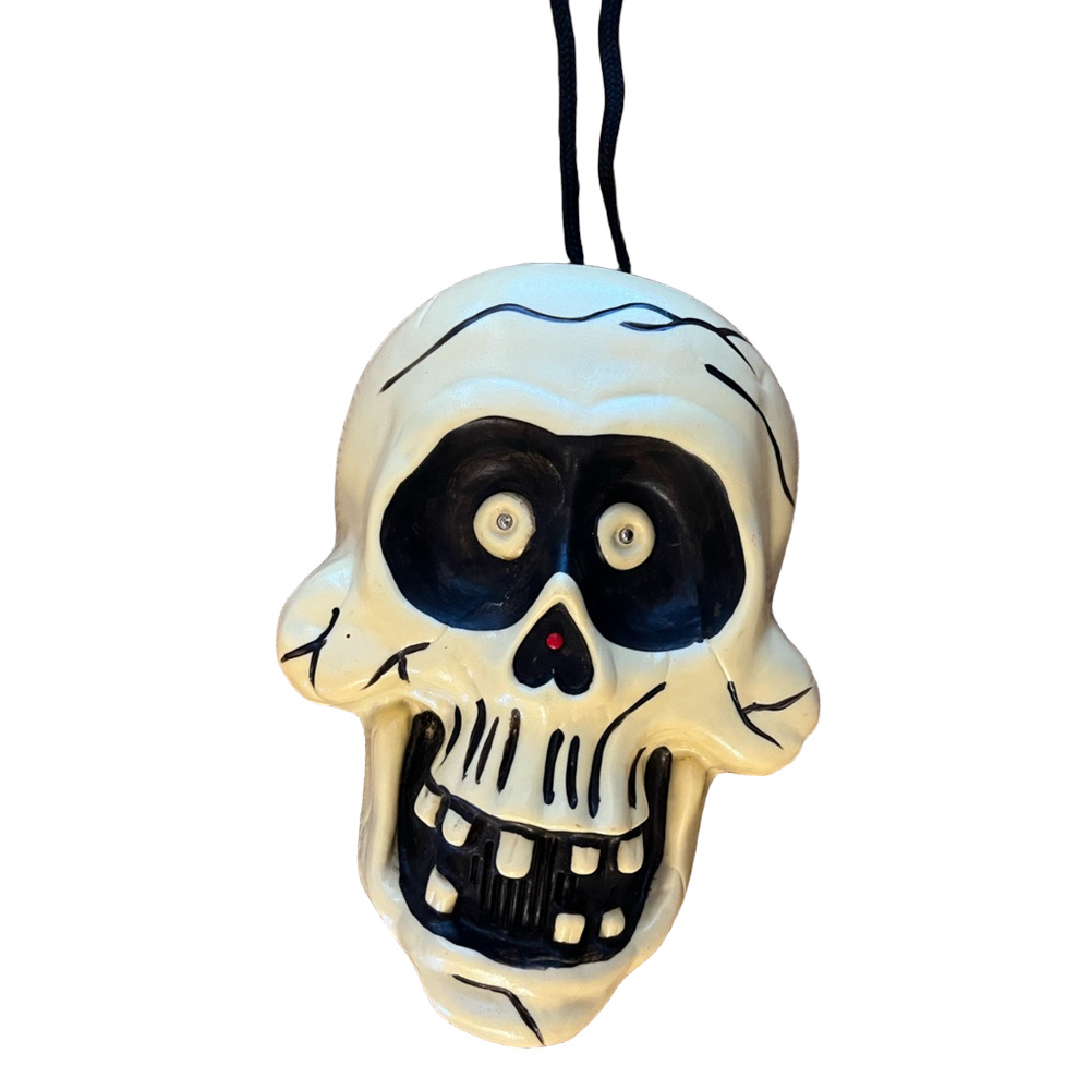 Vintage Big Head Jangles Skeleton Head Halloween Sings lights up Take One